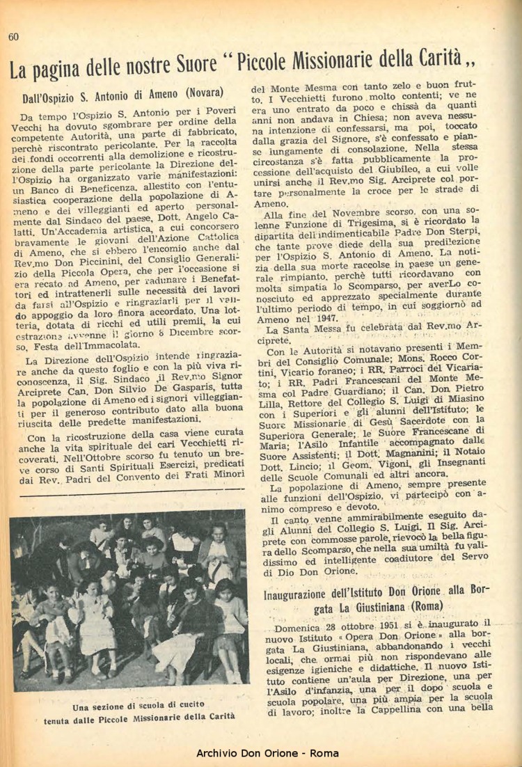 La piccola Opera della Divina Provvidenza, 47, 05, 01-05-1952, pagina 10