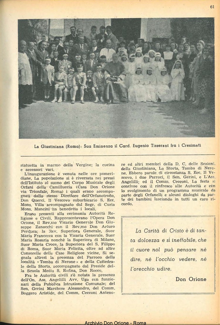 La piccola Opera della Divina Provvidenza, 47, 05, 01-05-1952, pagina 11