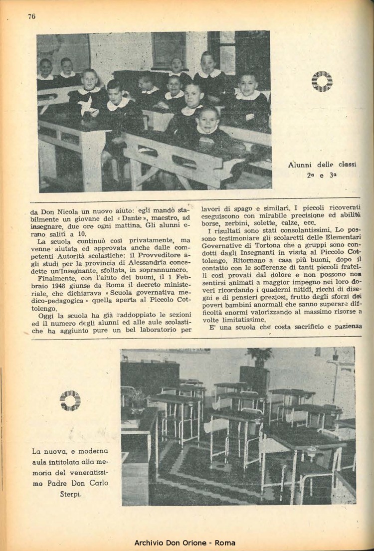 La piccola Opera della Divina Provvidenza, 47, 06, 01-06-1952, pagina 12
