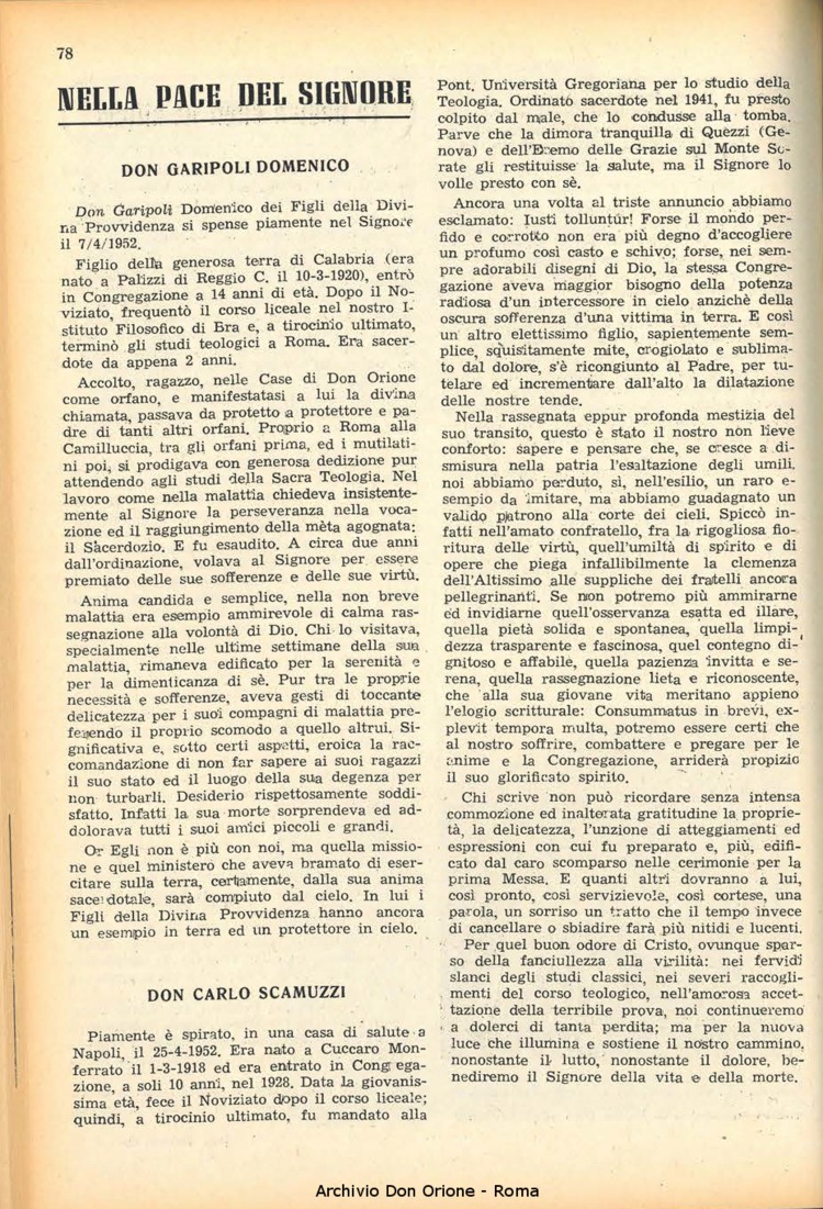 La piccola Opera della Divina Provvidenza, 47, 06, 01-06-1952, pagina 14