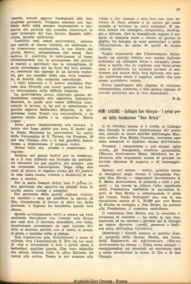 La piccola Opera della Divina Provvidenza, 47, 07, 01-07-1952, pagina 5