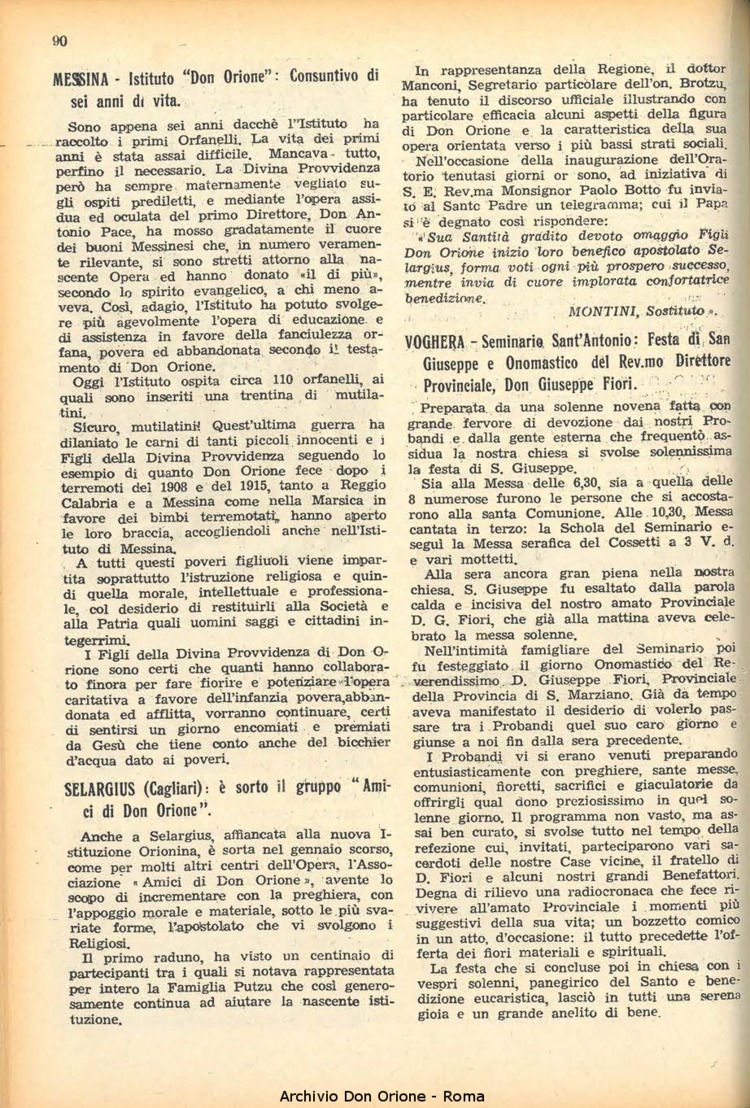 La piccola Opera della Divina Provvidenza, 47, 07, 01-07-1952, pagina 8