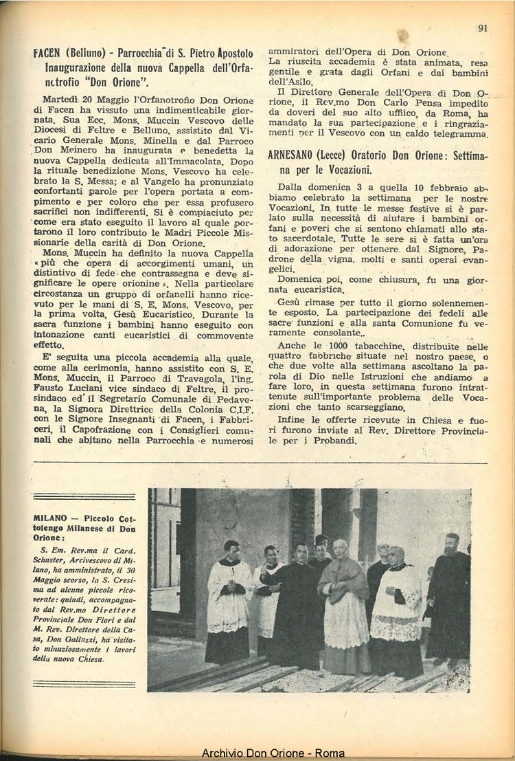 La piccola Opera della Divina Provvidenza, 47, 07, 01-07-1952, pagina 9