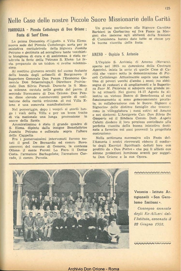 La piccola Opera della Divina Provvidenza, 47, 09, 01-09-1952, pagina 13
