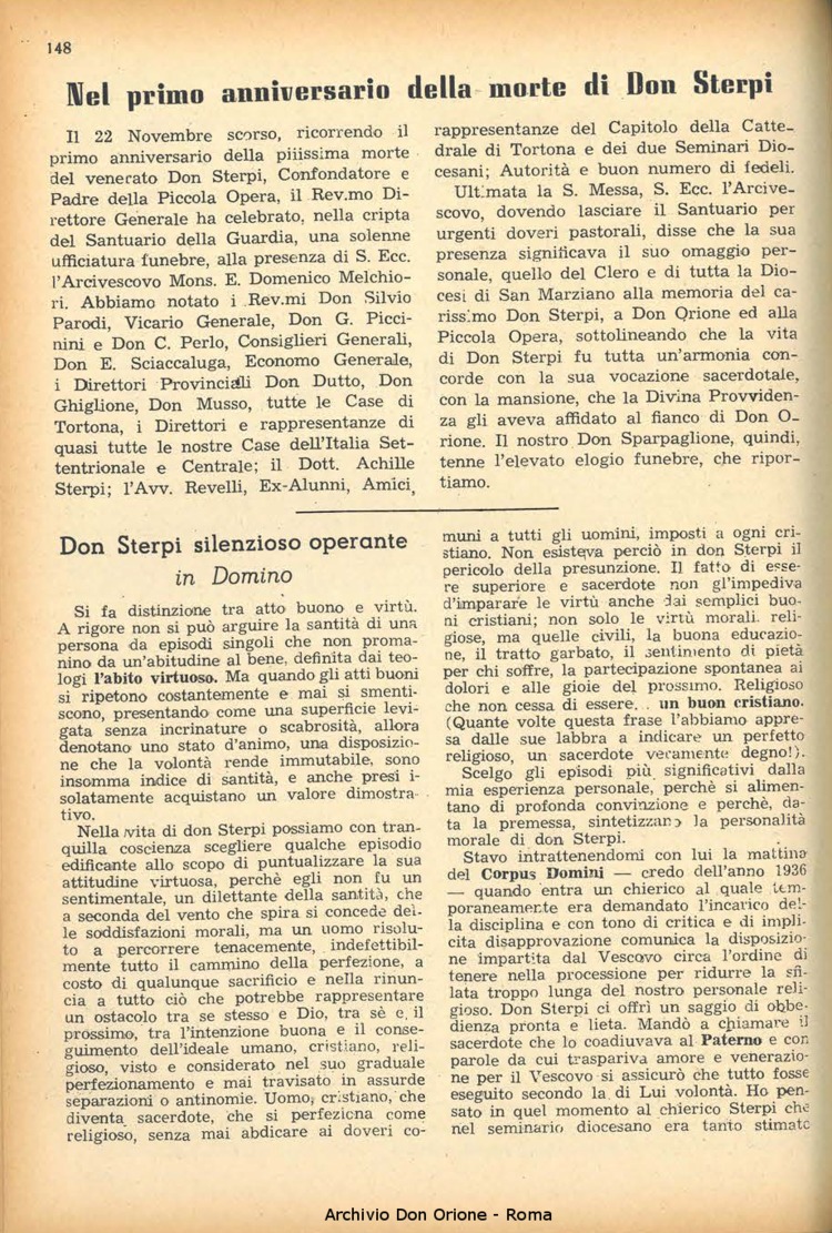 La piccola Opera della Divina Provvidenza, 47, 12, 01-12-1952, pagina 4