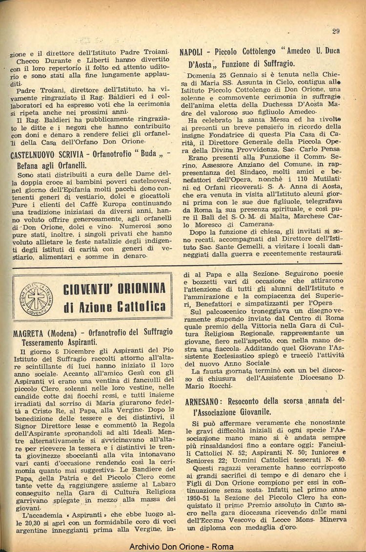La piccola Opera della Divina Provvidenza, 48, 02, 01-02-1953, pagina 13