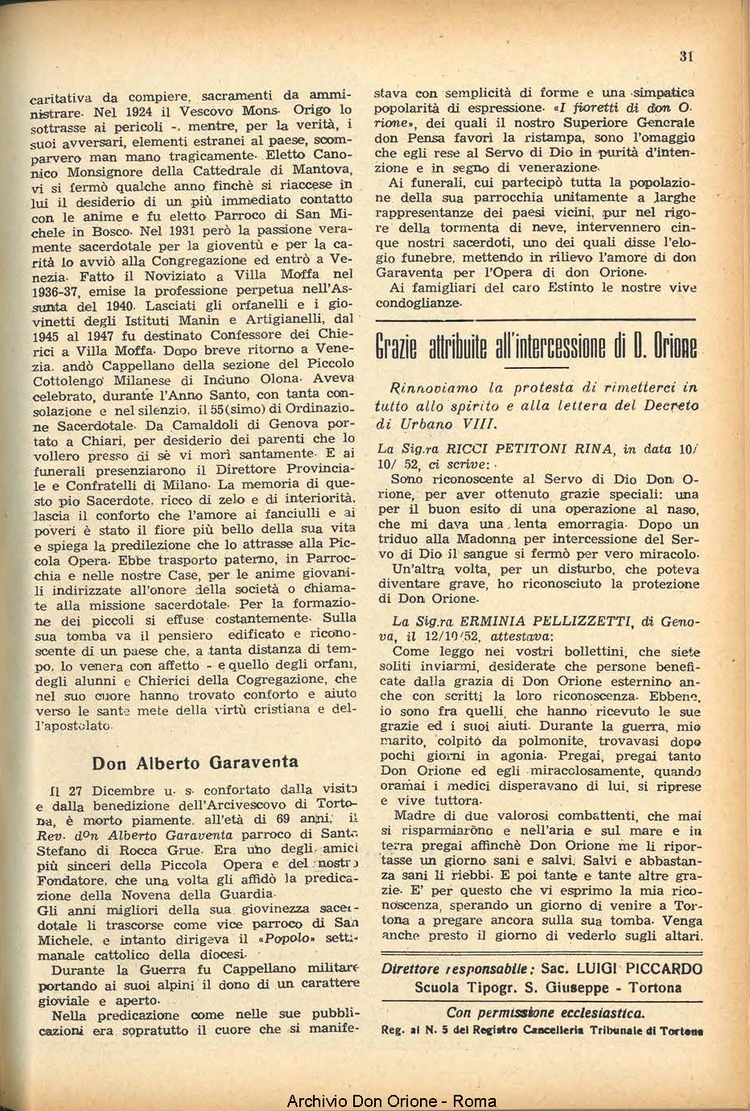 La piccola Opera della Divina Provvidenza, 48, 02, 01-02-1953, pagina 15