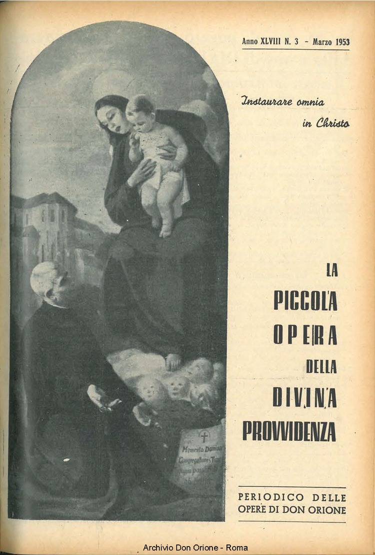 La piccola Opera della Divina Provvidenza, 48, 03, 01-03-1953, pagina 1