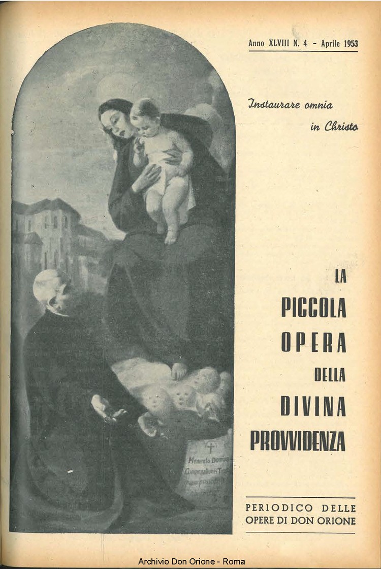 La piccola Opera della Divina Provvidenza, 48, 04, 01-04-1953, pagina 1