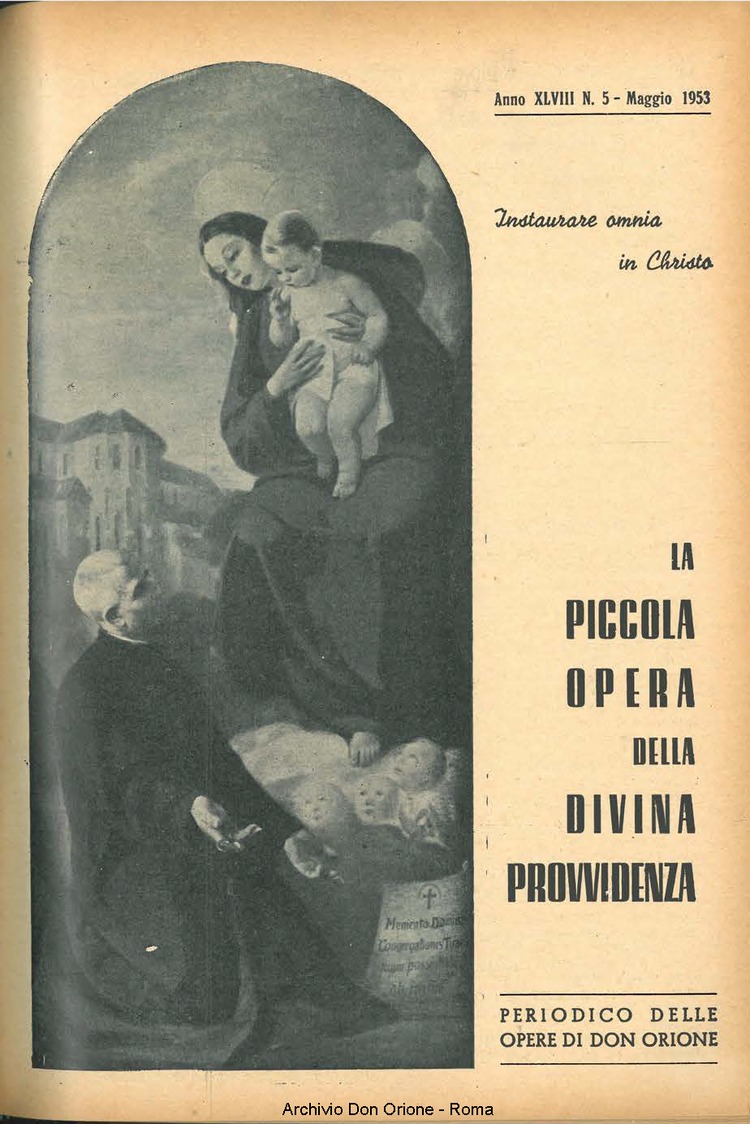 La piccola Opera della Divina Provvidenza, 48, 05, 01-05-1953, pagina 1
