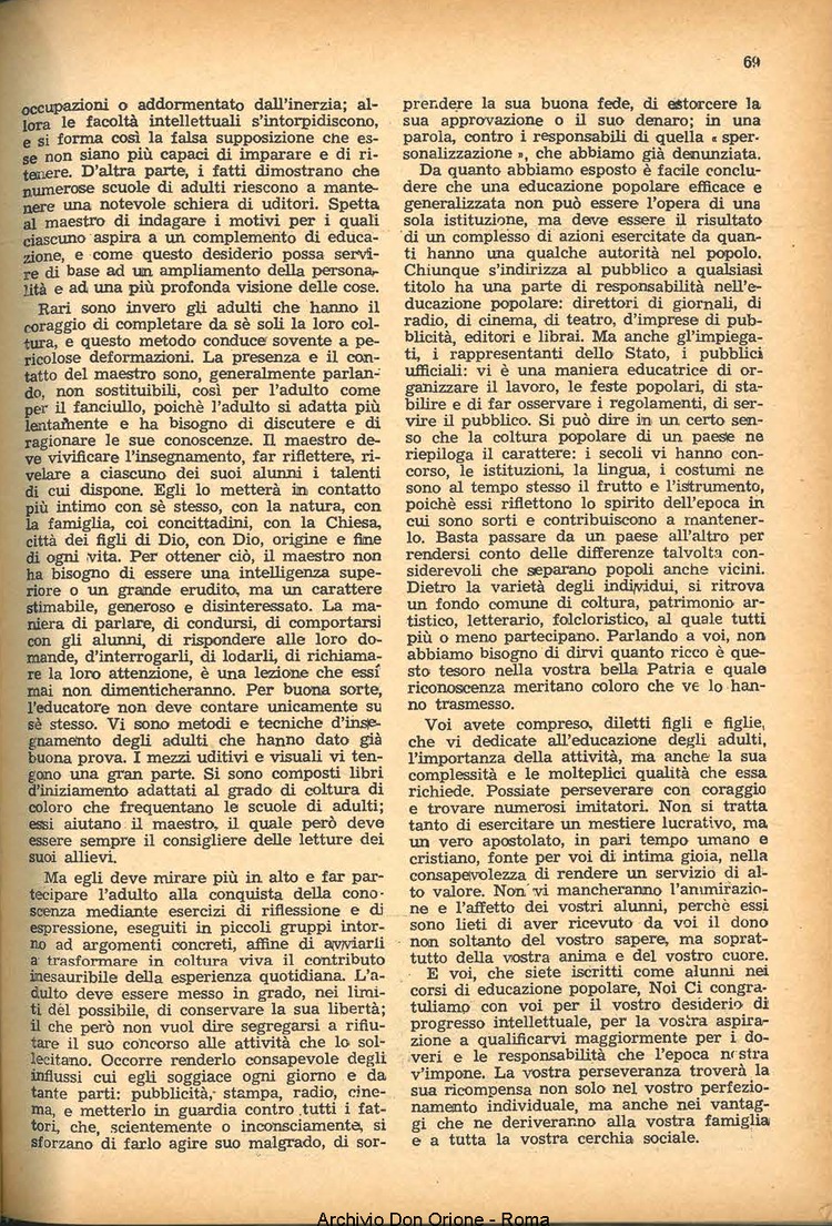 La piccola Opera della Divina Provvidenza, 48, 05, 01-05-1953, pagina 5