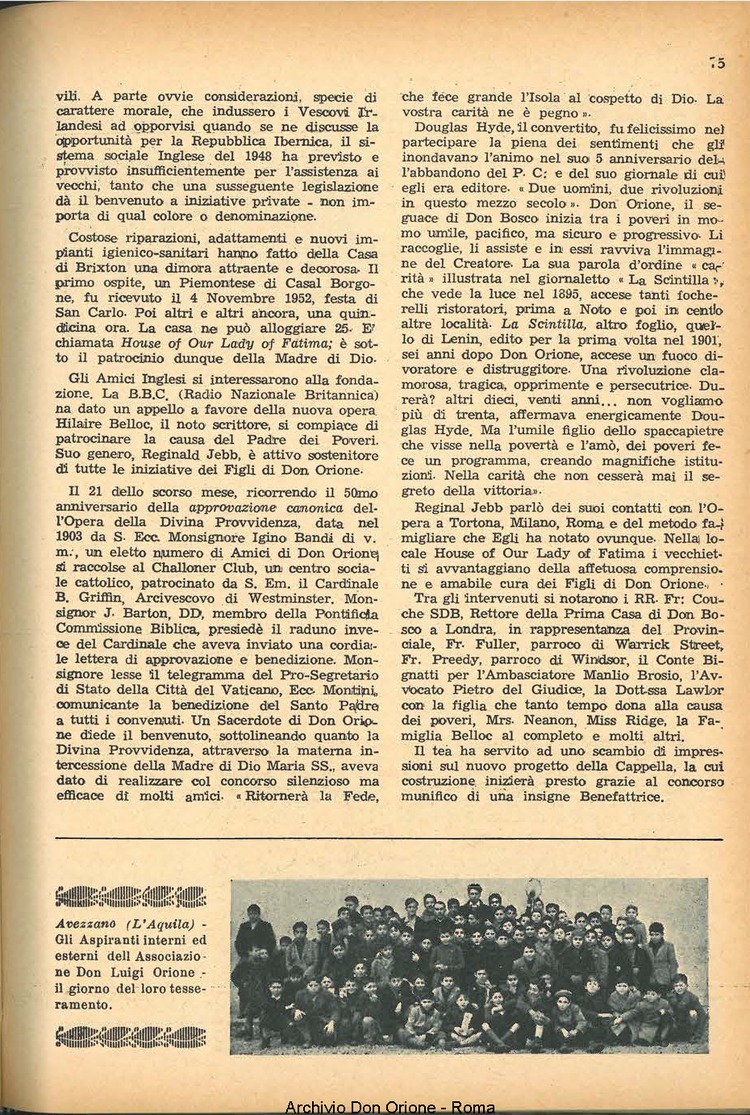 La piccola Opera della Divina Provvidenza, 48, 05, 01-05-1953, pagina 11