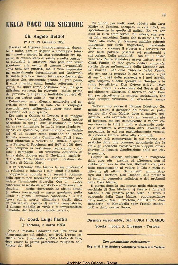 La piccola Opera della Divina Provvidenza, 48, 05, 01-05-1953, pagina 15