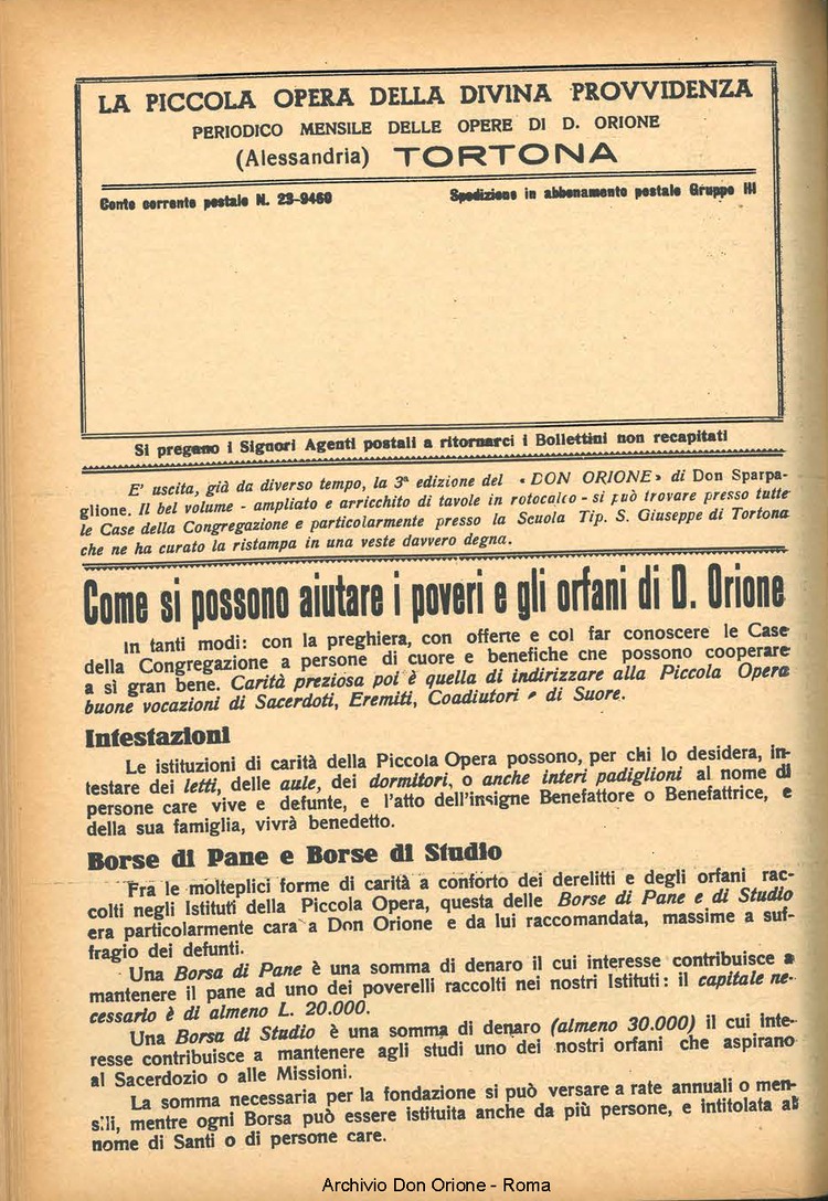 La piccola Opera della Divina Provvidenza, 48, 05, 01-05-1953, pagina 16