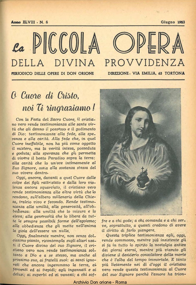 La piccola Opera della Divina Provvidenza, 48, 06, 01-06-1953, pagina 3
