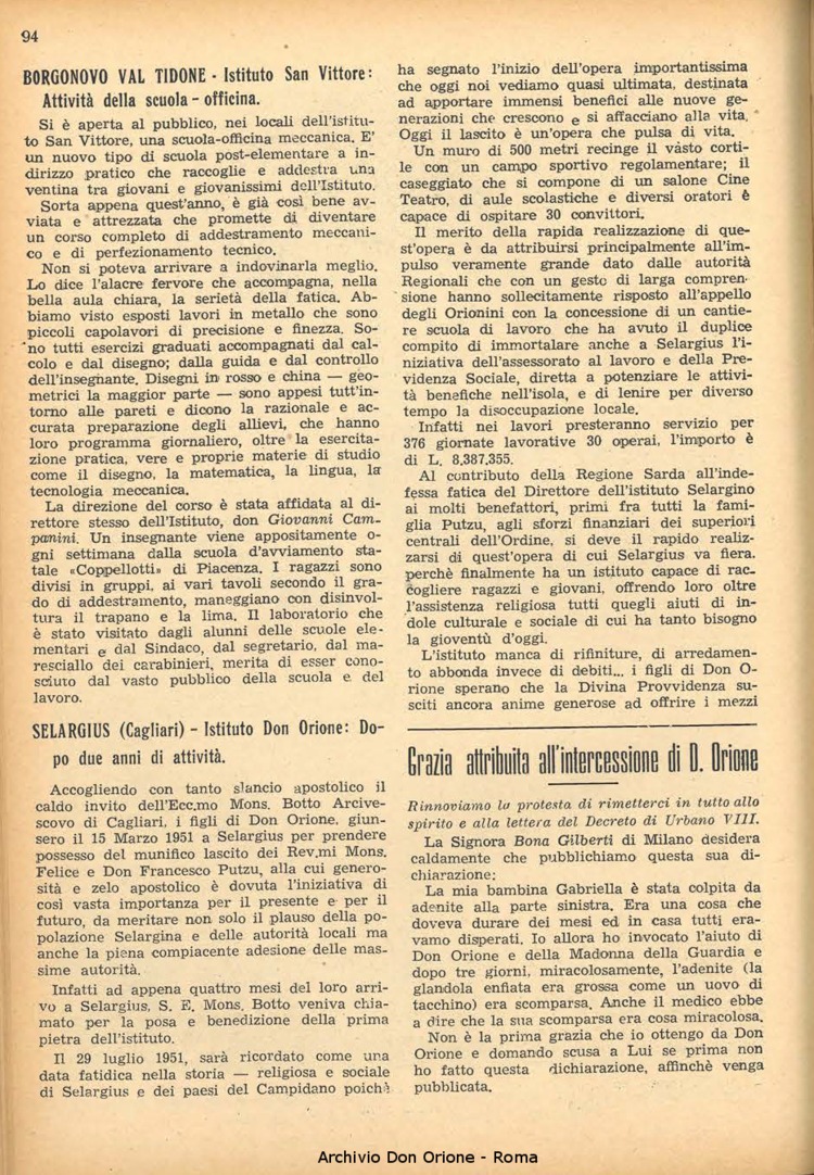 La piccola Opera della Divina Provvidenza, 48, 06, 01-06-1953, pagina 14