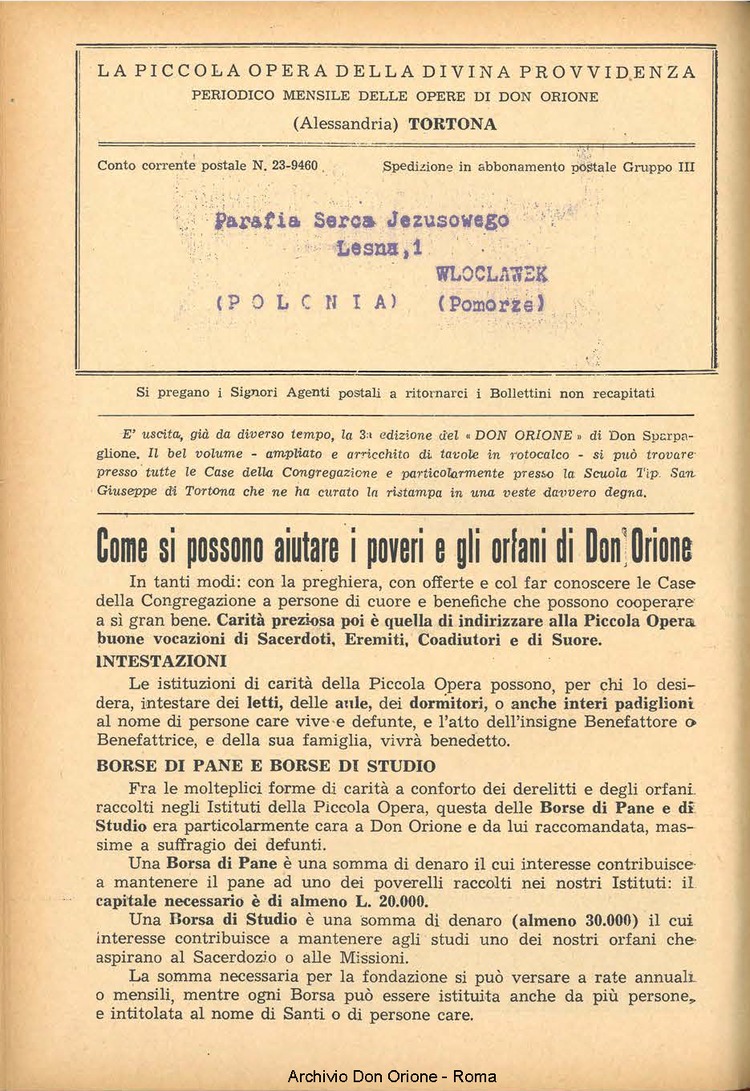 La piccola Opera della Divina Provvidenza, 48, 07, 01-07-1953, pagina 16