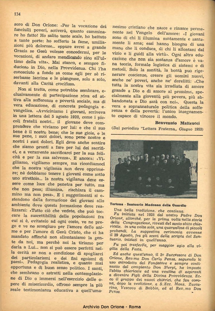 La piccola Opera della Divina Provvidenza, 48, 09, 01-09-1953, pagina 6