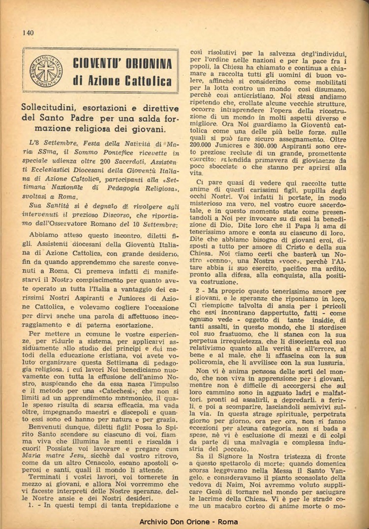 La piccola Opera della Divina Provvidenza, 48, 09, 01-09-1953, pagina 12