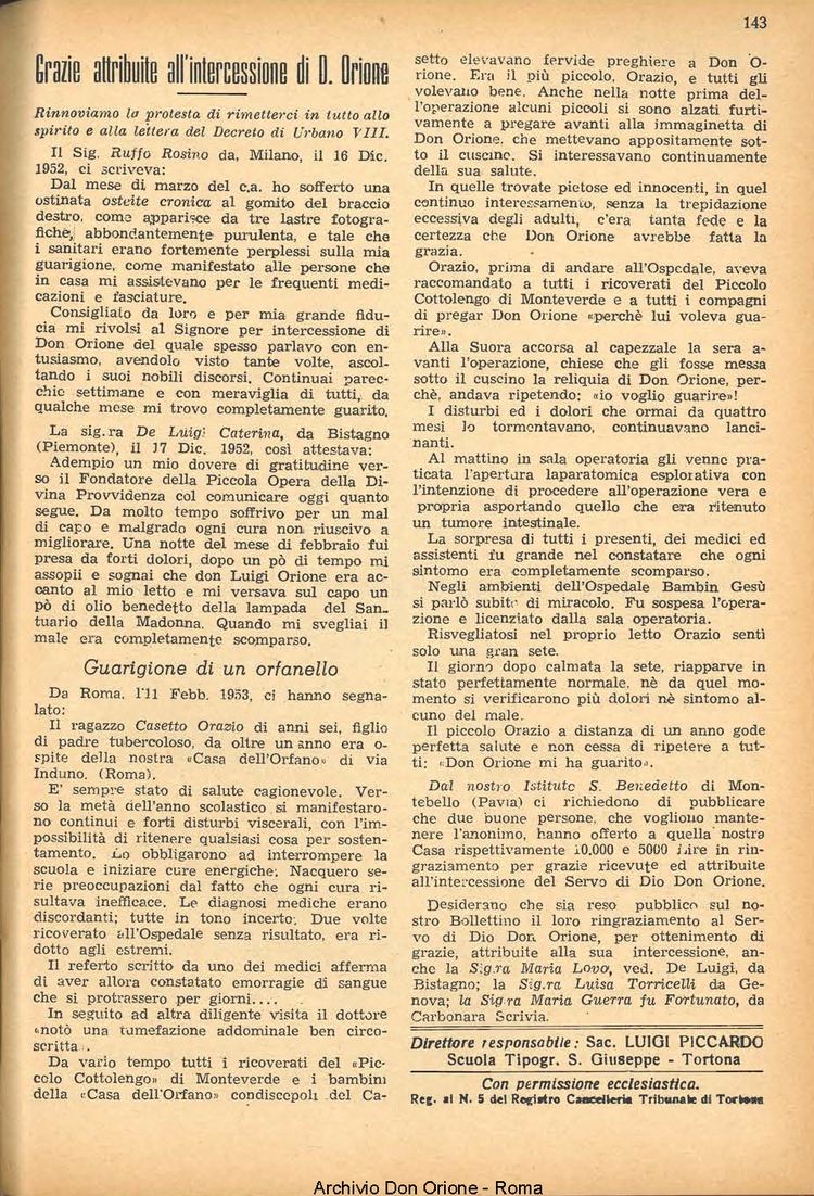 La piccola Opera della Divina Provvidenza, 48, 09, 01-09-1953, pagina 15