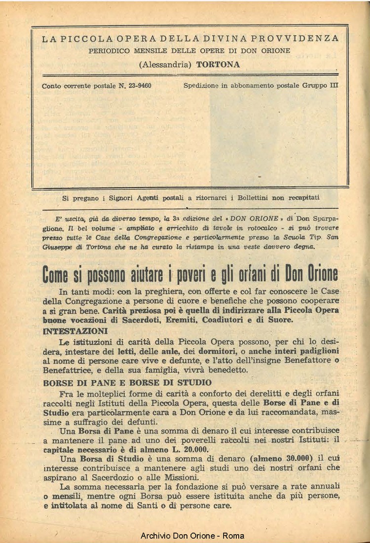 La piccola Opera della Divina Provvidenza, 48, 10, 01-10-1953, pagina 16