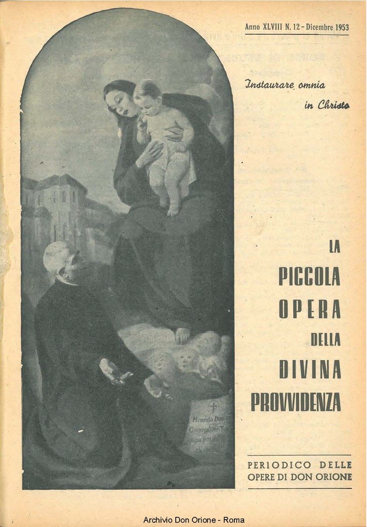 La piccola Opera della Divina Provvidenza, 48, 12, 01-12-1953, pagina 1