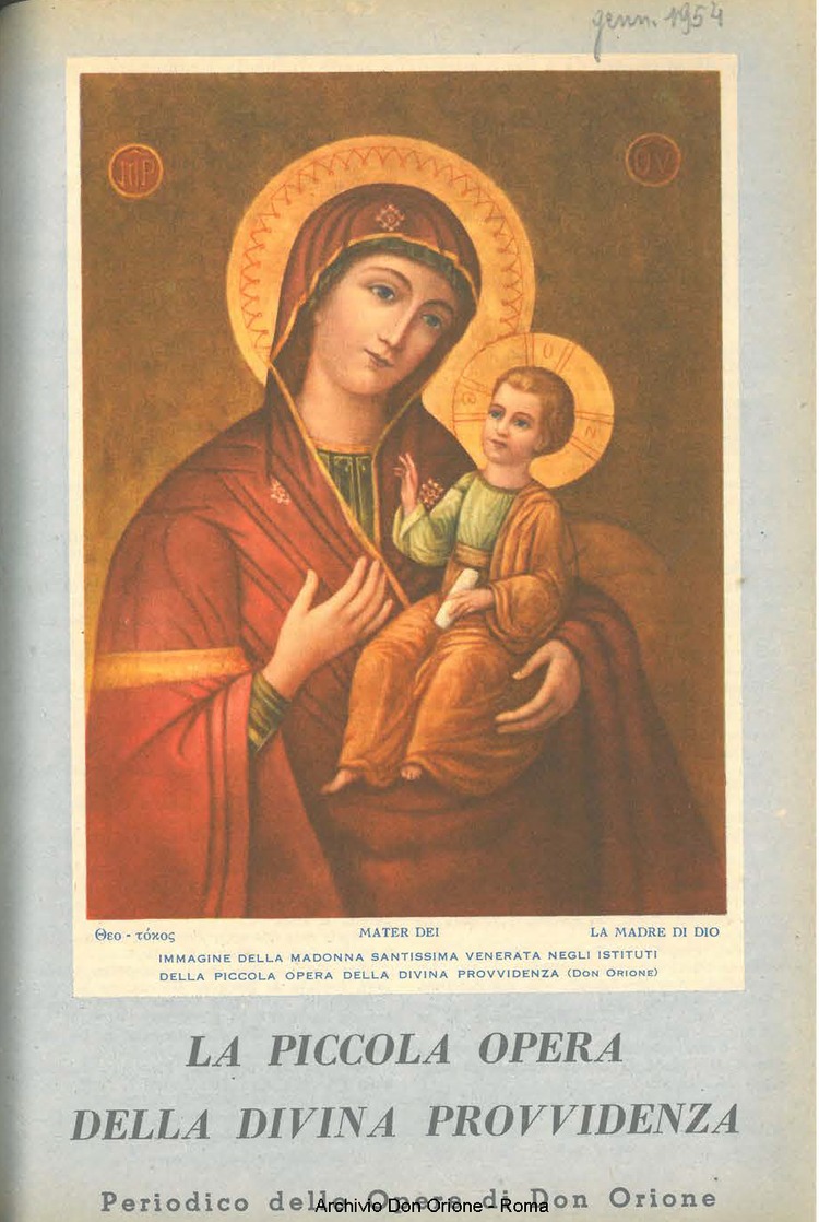 La piccola Opera della Divina Provvidenza, 49, 01, 01-01-1954, pagina 1