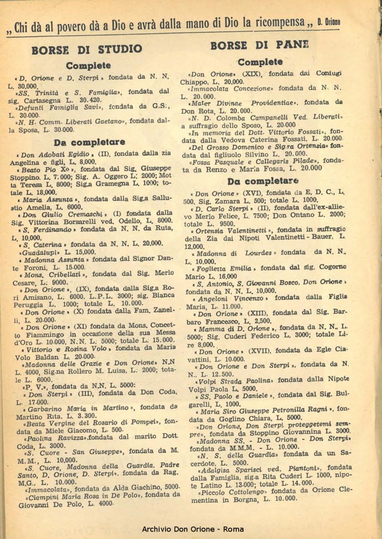 La piccola Opera della Divina Provvidenza, 49, 01, 01-01-1954, pagina 2