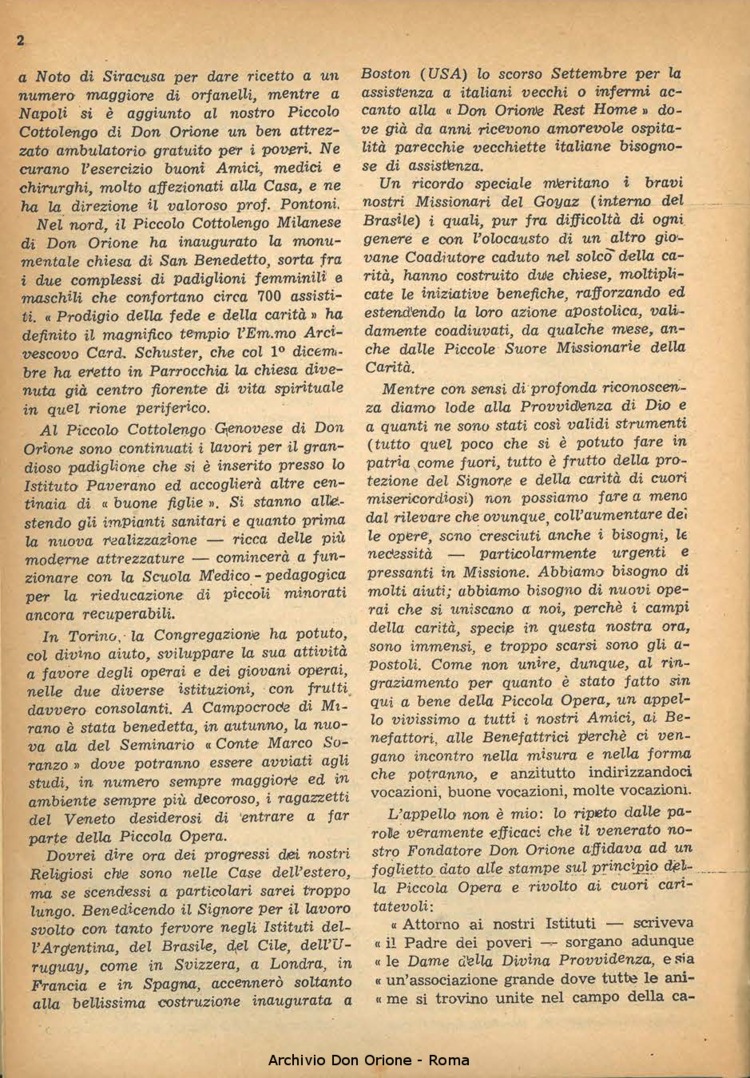 La piccola Opera della Divina Provvidenza, 49, 01, 01-01-1954, pagina 4