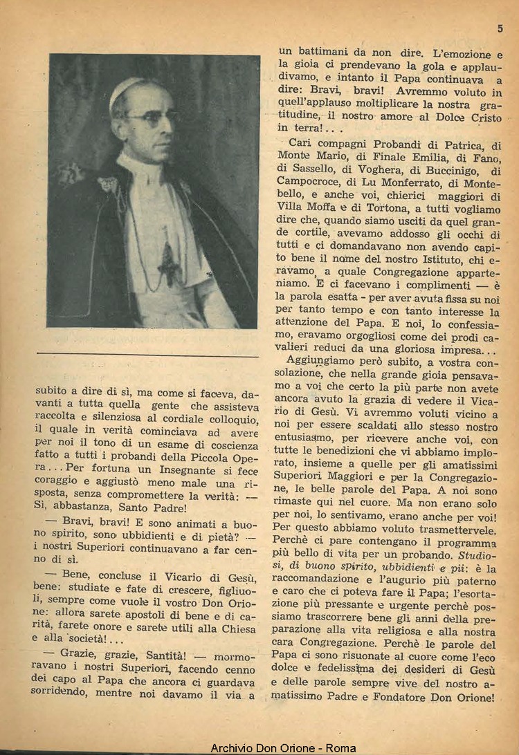 La piccola Opera della Divina Provvidenza, 49, 01, 01-01-1954, pagina 7