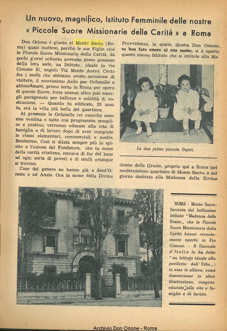 La piccola Opera della Divina Provvidenza, 49, 01, 01-01-1954, pagina 15