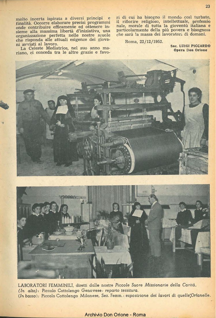 La piccola Opera della Divina Provvidenza, 49, 02, 01-02-1954, pagina 9