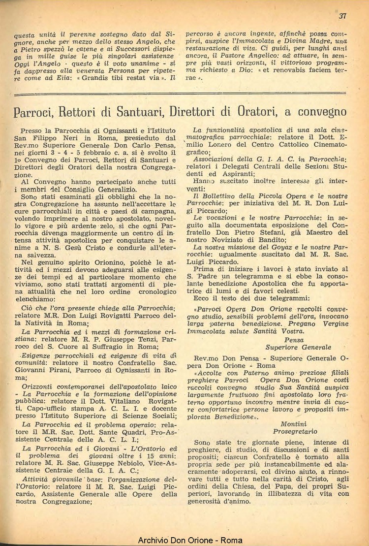La piccola Opera della Divina Provvidenza, 49, 03, 01-03-1954, pagina 7