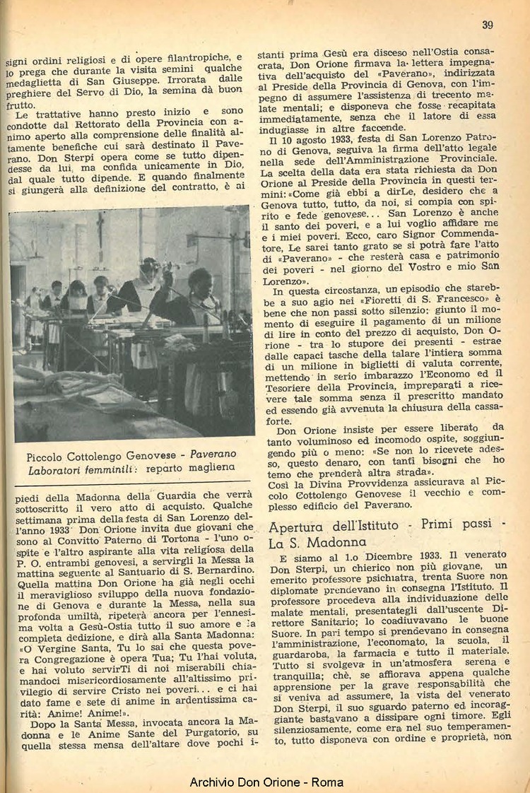La piccola Opera della Divina Provvidenza, 49, 03, 01-03-1954, pagina 9