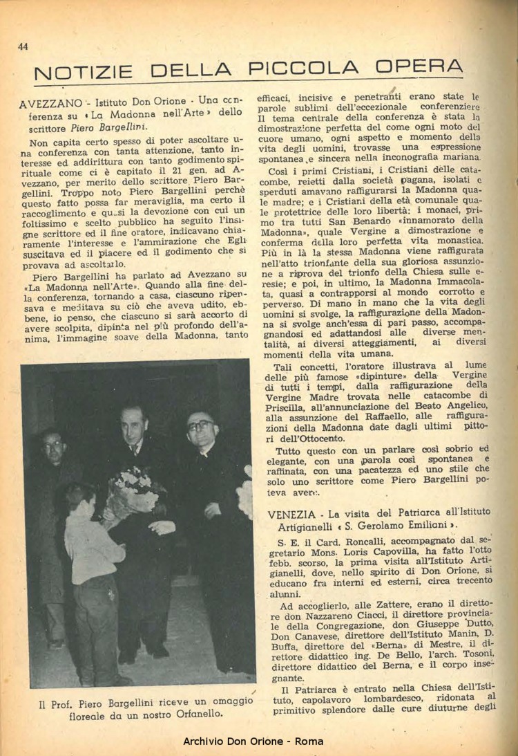 La piccola Opera della Divina Provvidenza, 49, 03, 01-03-1954, pagina 14