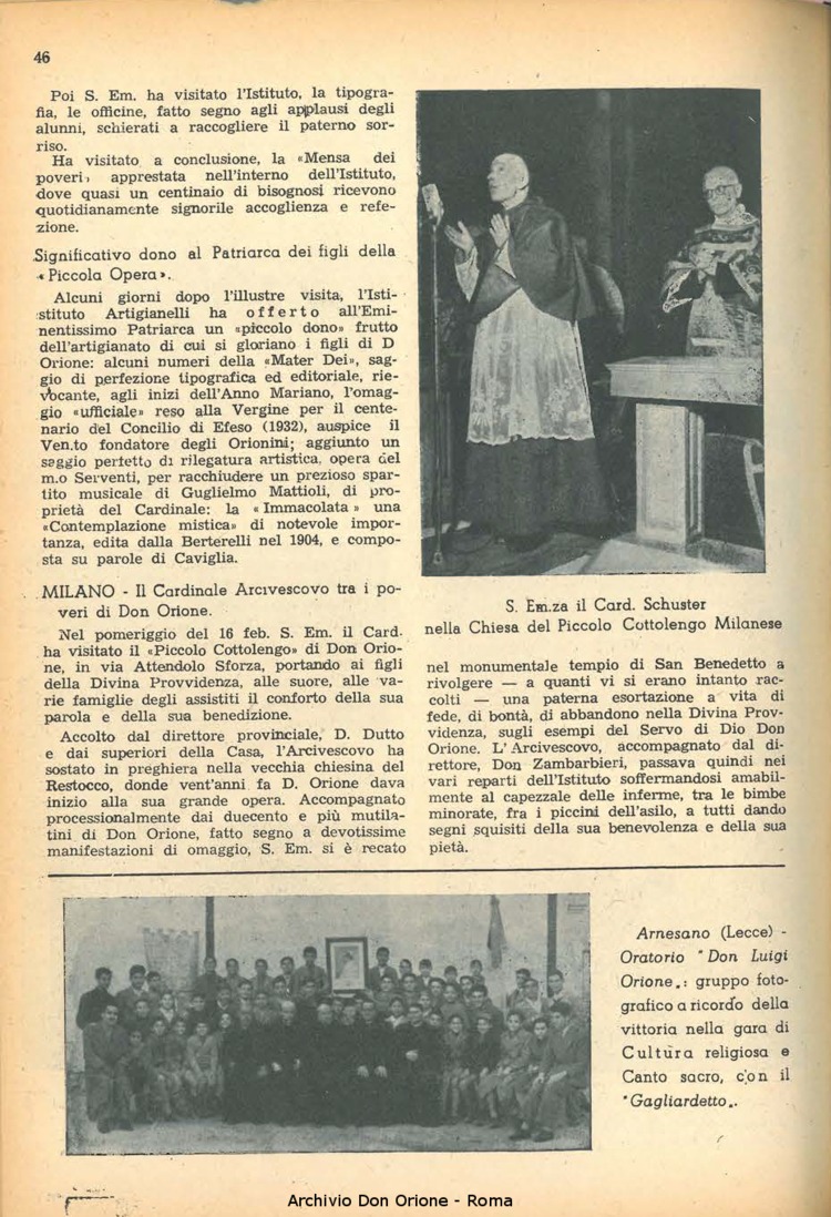 La piccola Opera della Divina Provvidenza, 49, 03, 01-03-1954, pagina 16