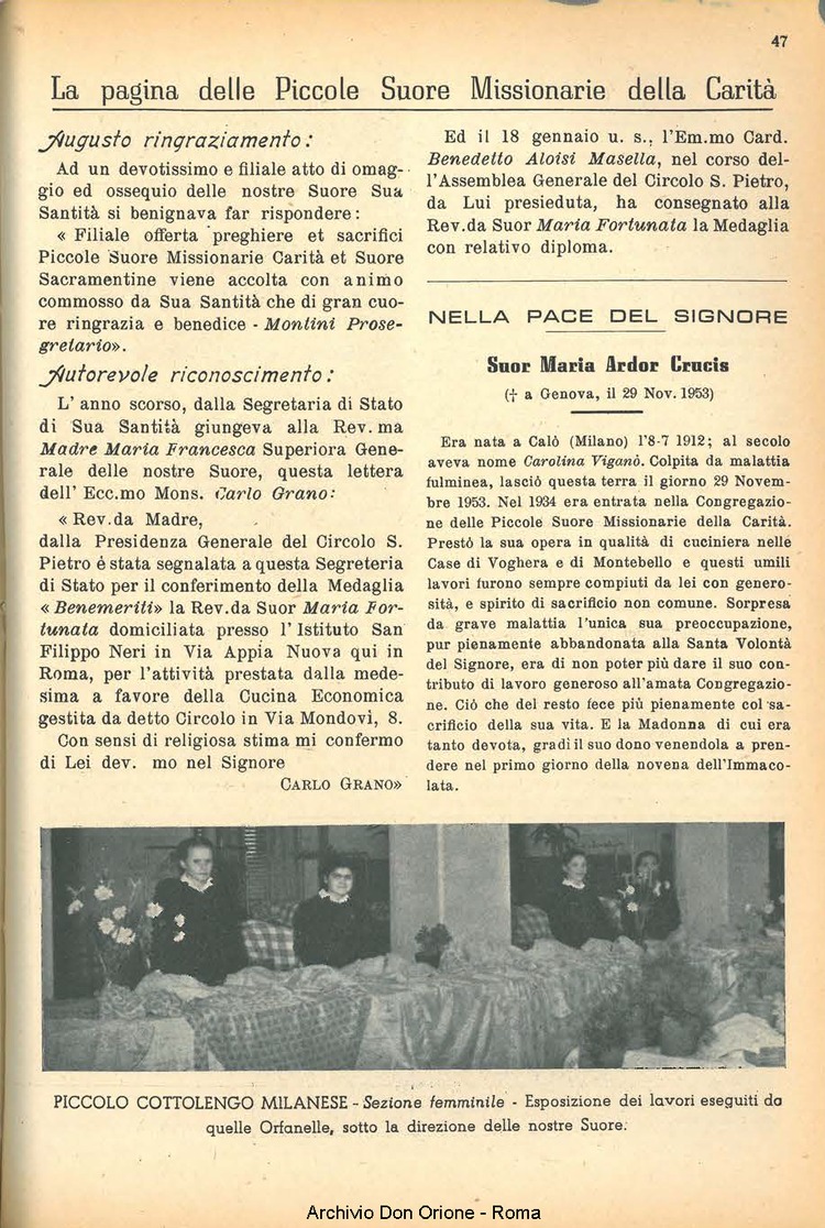 La piccola Opera della Divina Provvidenza, 49, 03, 01-03-1954, pagina 17