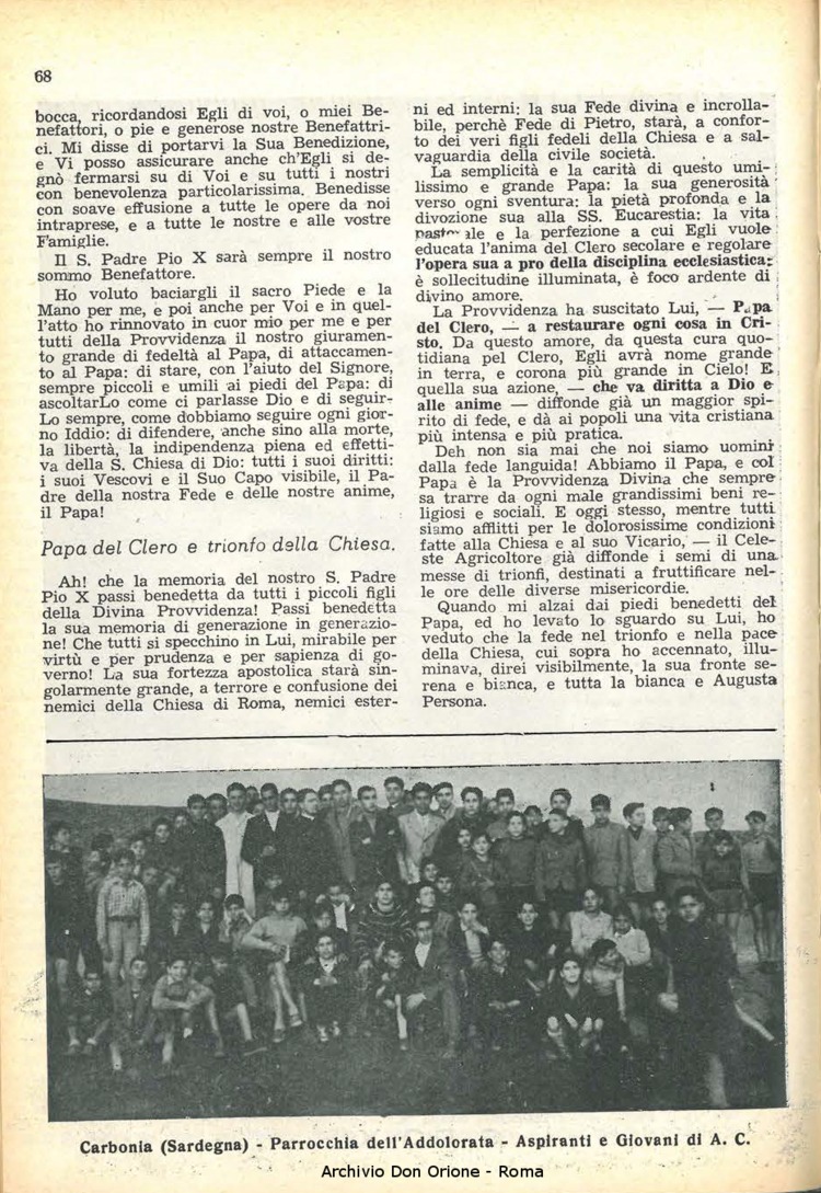 La piccola Opera della Divina Provvidenza, 49, 05, 01-05-1954, pagina 6