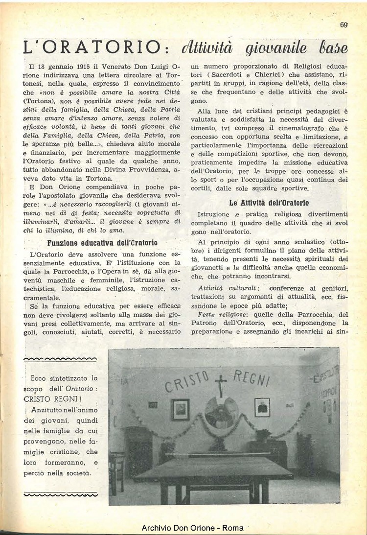 La piccola Opera della Divina Provvidenza, 49, 05, 01-05-1954, pagina 7