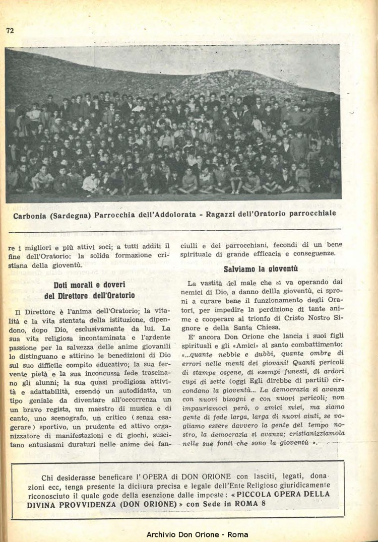 La piccola Opera della Divina Provvidenza, 49, 05, 01-05-1954, pagina 10