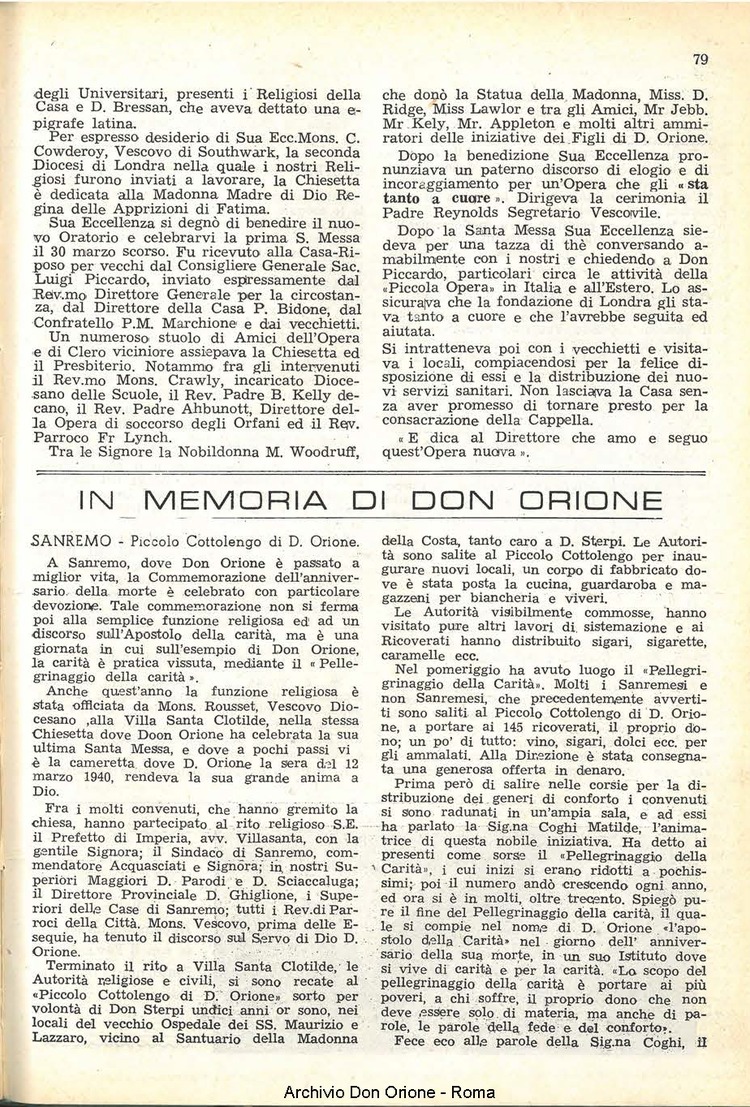La piccola Opera della Divina Provvidenza, 49, 05, 01-05-1954, pagina 17