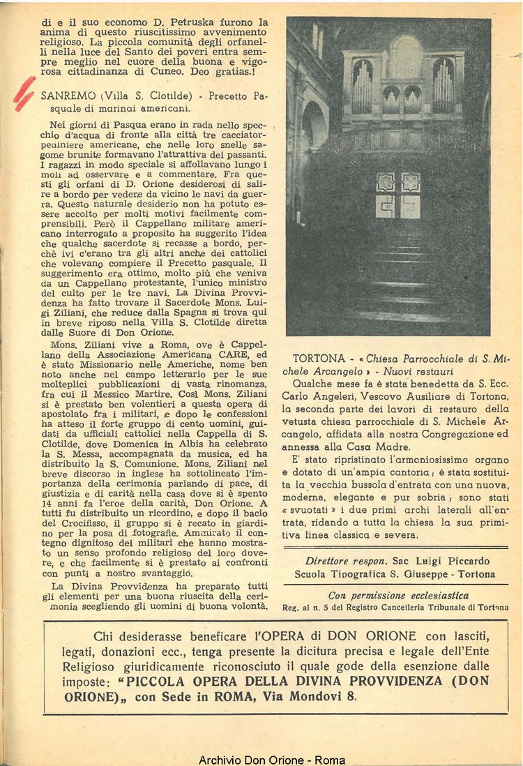 La piccola Opera della Divina Provvidenza, 49, 07, 01-07-1954, pagina 19