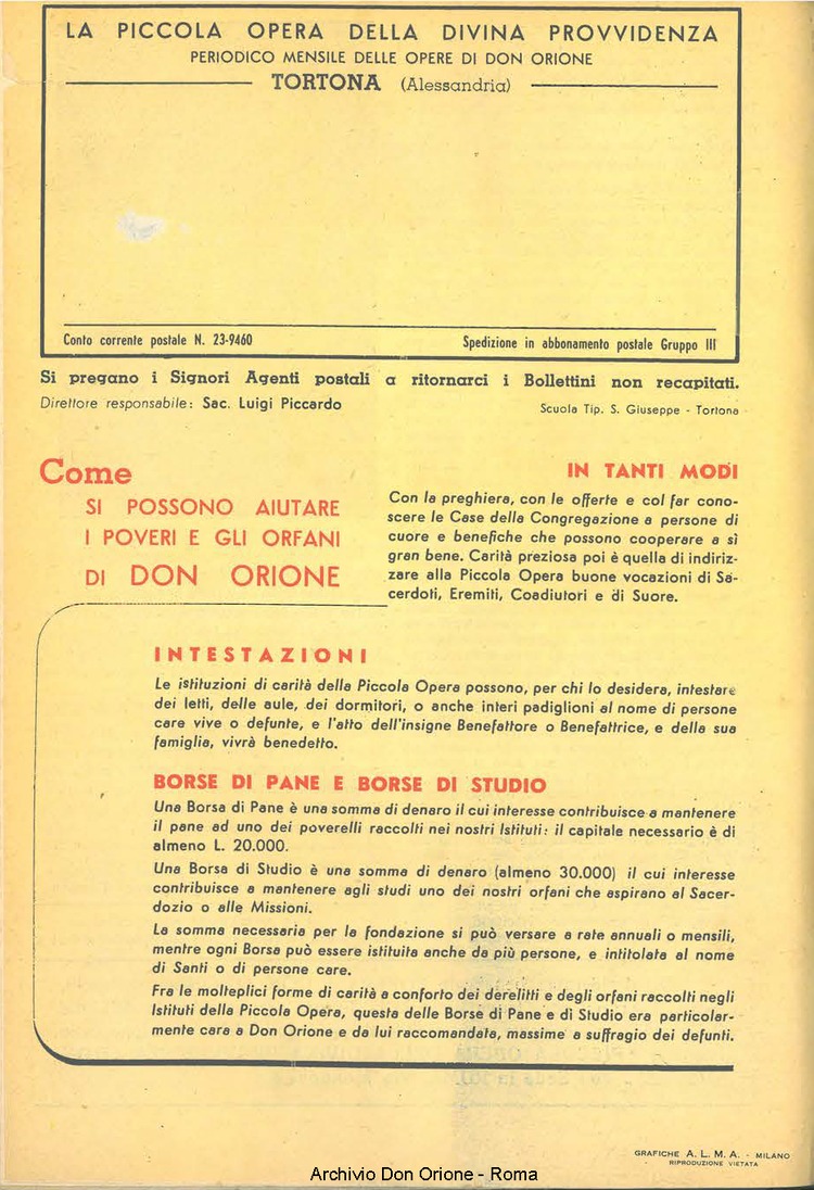 La piccola Opera della Divina Provvidenza, 49, 07, 01-07-1954, pagina 20