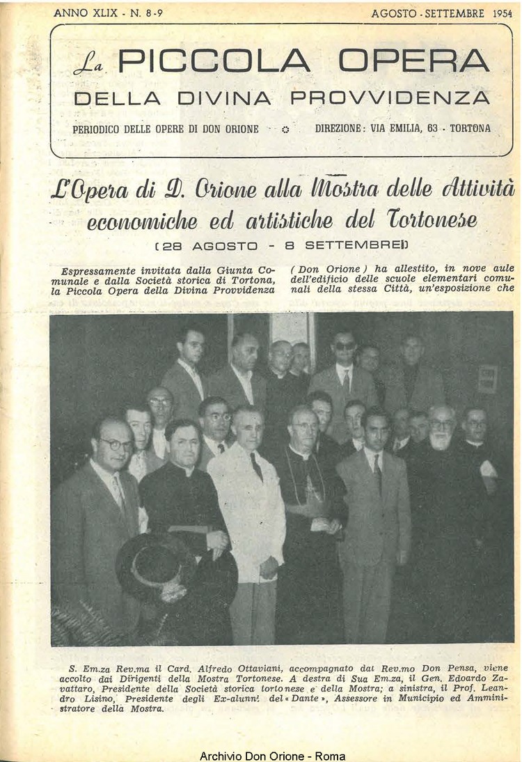 La piccola Opera della Divina Provvidenza, 49, 08_09, 01-09-1954, pagina 3