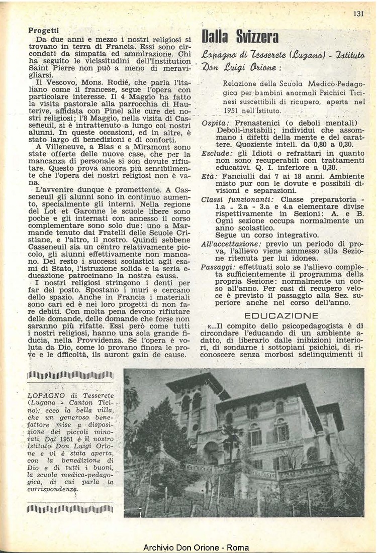 La piccola Opera della Divina Provvidenza, 49, 08_09, 01-09-1954, pagina 21