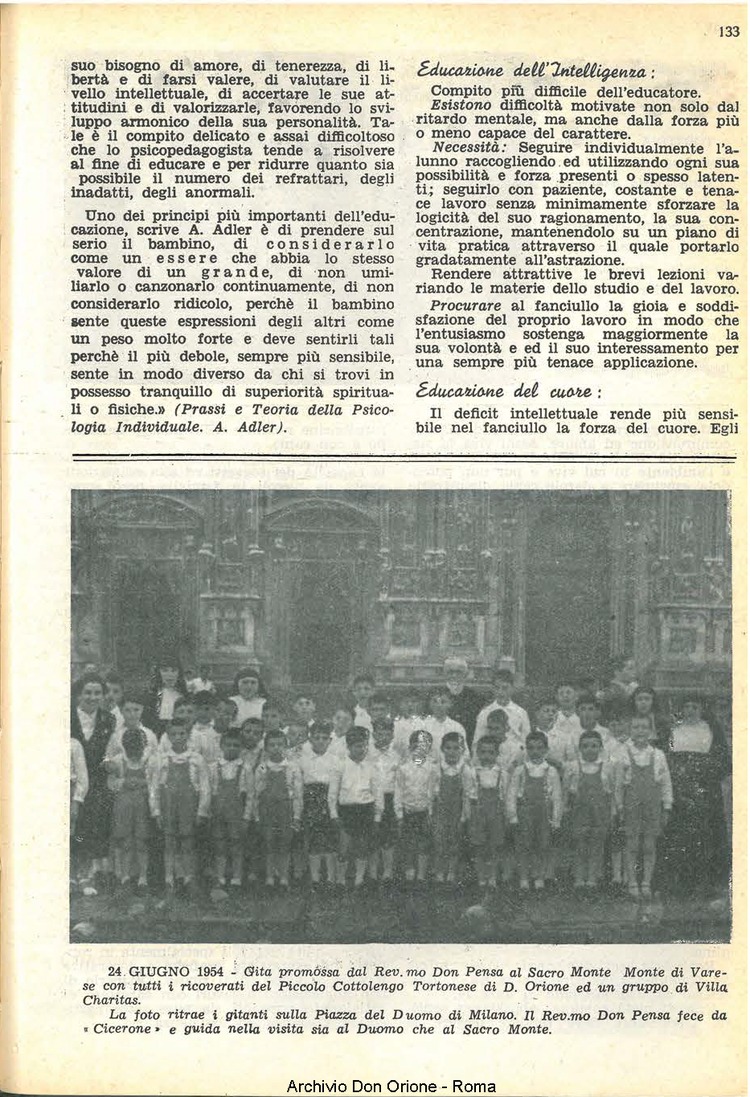 La piccola Opera della Divina Provvidenza, 49, 08_09, 01-09-1954, pagina 23