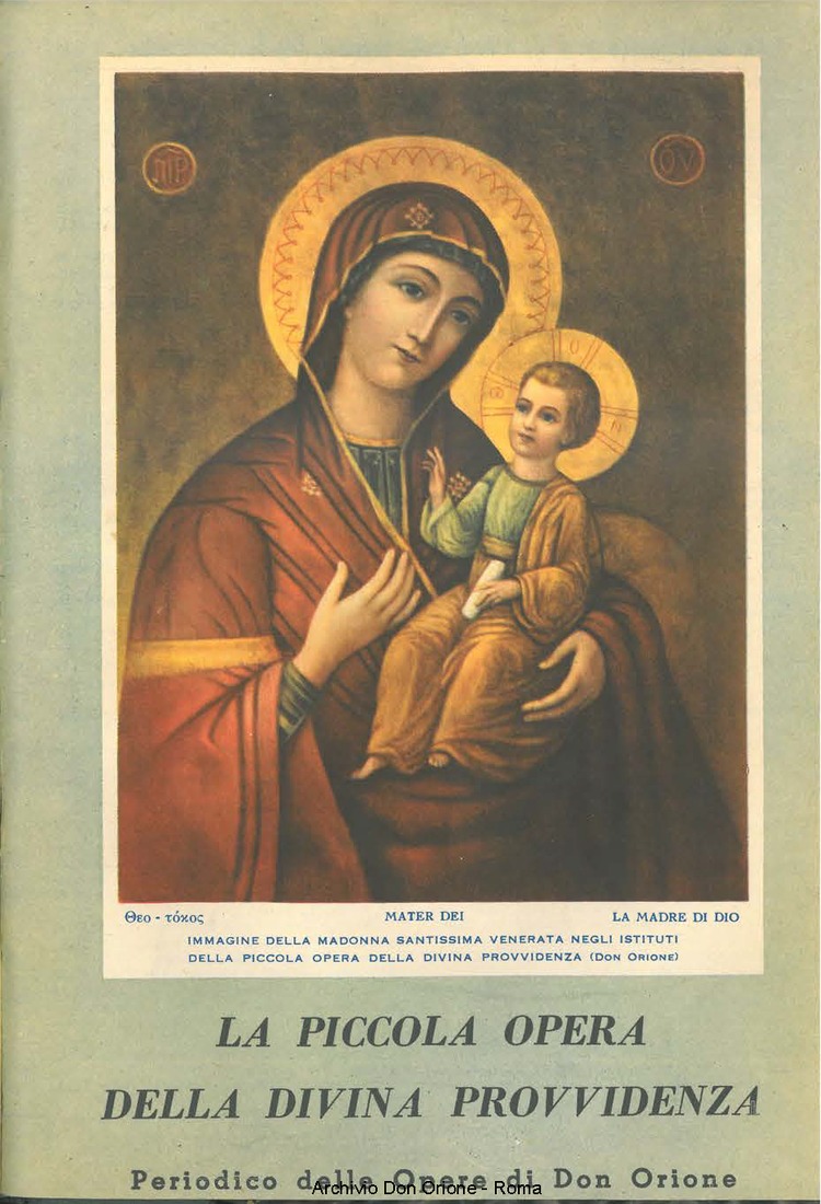 La piccola Opera della Divina Provvidenza, 49, 10, 01-10-1954, pagina 1