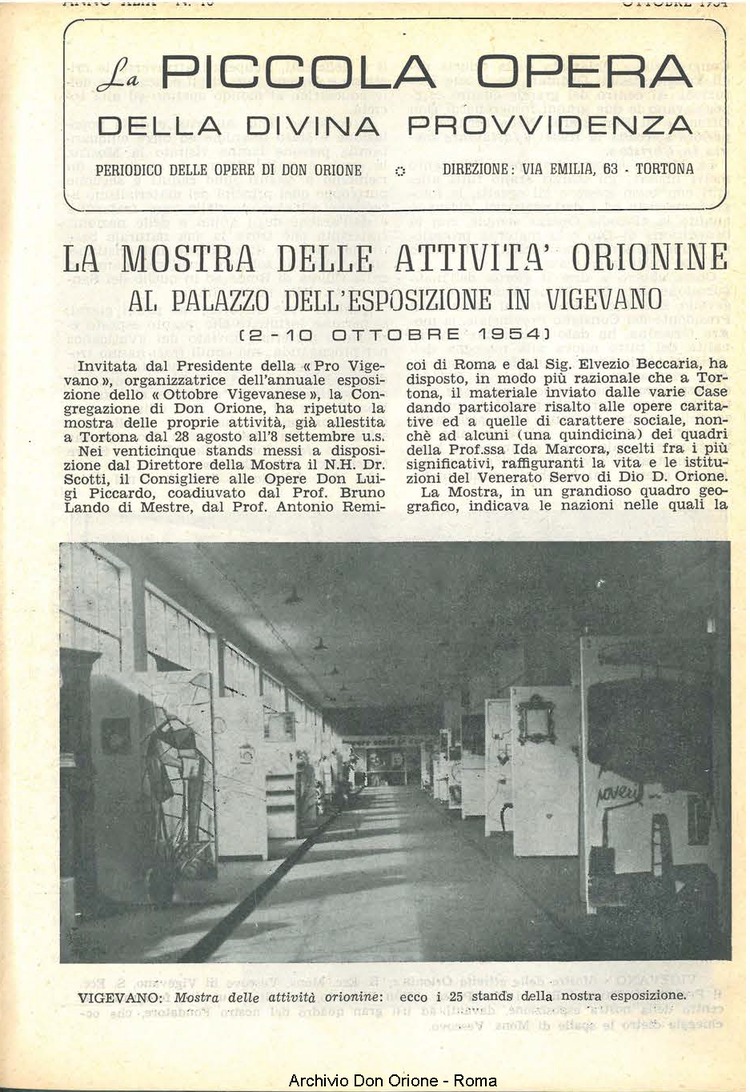 La piccola Opera della Divina Provvidenza, 49, 10, 01-10-1954, pagina 3