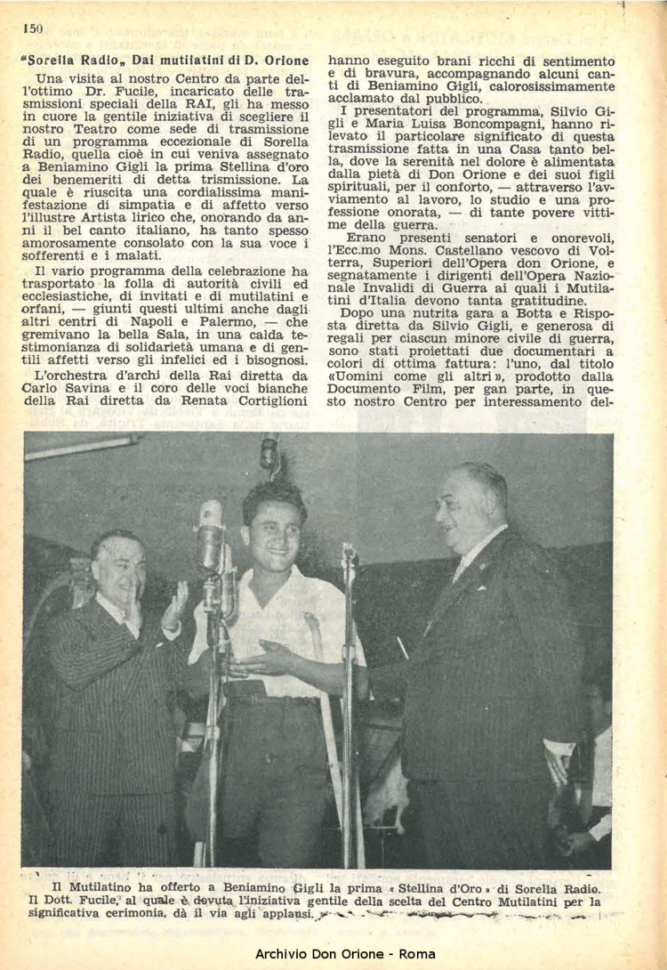 La piccola Opera della Divina Provvidenza, 49, 10, 01-10-1954, pagina 16