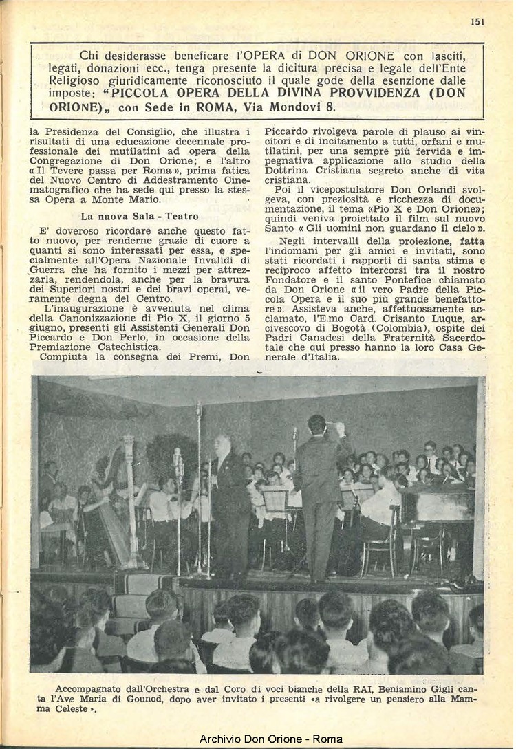La piccola Opera della Divina Provvidenza, 49, 10, 01-10-1954, pagina 17